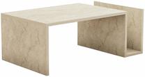 Kavos staliukas Kalune Design Memo, travertine sp., 50 cm x 86.8 cm x 32.4 cm