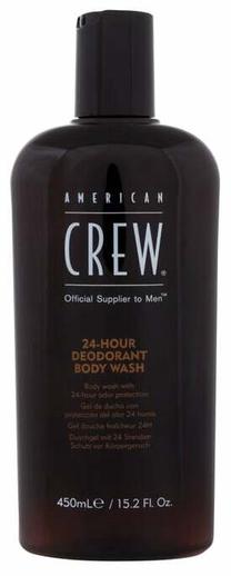Kūno prausimosi želė vyrams American Crew 24-Hour Deodorant Body Wash, 450 ml
