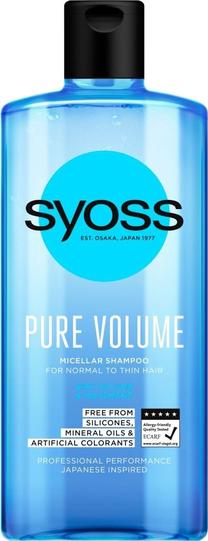 Šampūns Syoss Pure Volume, 500 ml