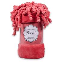 Pledas Fringe 2, raudonas, 150 cm x 200 cm