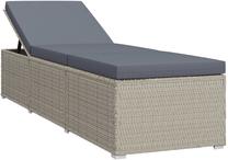 Lauko gultas VLX Sun Lounger 46220, pilka sp.