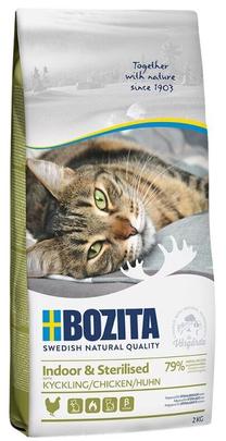Kuiv kassitoit Bozita Indoor & Sterilised, kanaliha, 2 kg