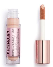 Korektors Makeup Revolution London Conceal & Correct, gaiši brūna krās., peach, 3.4 ml
