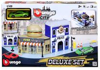 Спасательная станция Bburago Deluxe Set City, многоцветный