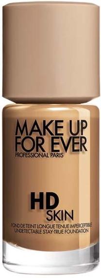 Skystas makiažo pagrindas Make Up For Ever HD Skin, šviesiai ruda sp., 3y46 warm cinnamon, 30 ml