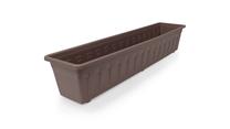 Gėlių lovelis Plastkon Garden 41105611, plastikinis, 78 cm x 17 cm, Ø 78 cm, tamsiai ruda sp.