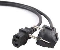 Провод Gembird IEC320 / Schuko IEC-320 C13, Schuko, 3 м, черный цв.