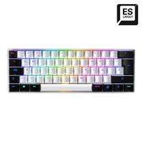 Vadu spēļu tastatūra Sharkoon Skiller SGK50 S4 Kailh Red, EN, balta krās./melna krās.