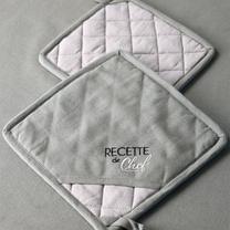 Katlu dvielis Lovely Duo PHB761271, 23 cm x 23 cm, haki krās./bēša krās., 2 gab.