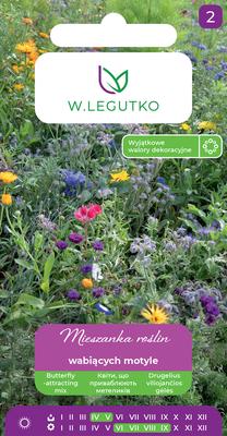 Sėklos gėlių mišinys, traukiantis drugelius, 1 g
