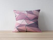 Dekoratyvinės pagalvėlės užvalkalas Mioli Decor a1221, violetinė sp./įvairių spalvų, 43 cm x 43 cm