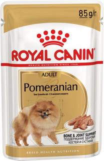 Mitrā barība (konservi) suņiem Royal Canin Pomeranian, 0,085kg x 12 gab.