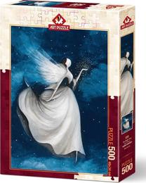 Dėlionė Art Puzzle The Night Fairy 453186, 48 cm x 34 cm, 500 vnt., įvairių spalvų