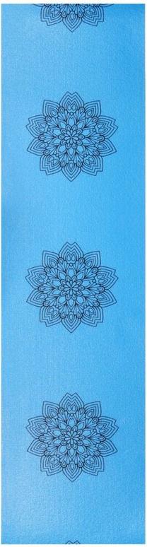 Коврик для фитнеса и йоги Spokey Hindi, синий цв., 180 см x 50 см x 0.8 см