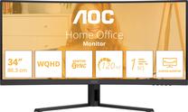 Monitors AOC B3 CU34B3E, VA, 120 Hz, WQHD, 34"