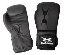 Боксерские перчатки Hammer Hawk, белый цв./черный цв., 10 oz
