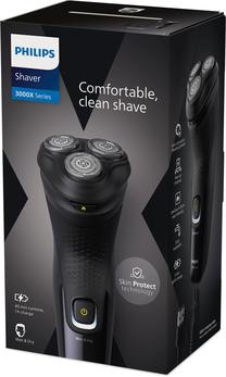 Barzdaskutė Philips 3000X X3021/00, ni-mh, juoda sp.