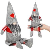 Ziemassvētku dekors, "Elfs" Springos CA0641, 24 cm, pelēka krās.