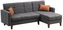 Sofa-lova Hanah Home Polya 730MST1308, tamsiai pilka sp., 130 x 216 cm x 86 cm