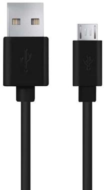 Laidas Esperanza USB 2.0 male, Micro USB male, 1.8 m, juoda sp.