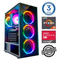 Stacionārs dators Intop RM74442NS AMD Ryzen 5 5600X, DDR4 64 GB, SSD+HDD 500 GB 4 TB, AMD Radeon RX 580 8 GB GDDR5