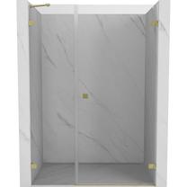 Dušo durys Mexen Lunar-B Right, 120 cm x 200 cm, aukso sp./grūdintas