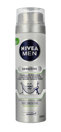 Skutimosi putos Nivea Sensitive, 200 ml