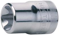Varžtų veržlių galvutė Bahco Socket, E10, 38 mm, 1/2"