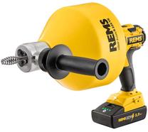 Устройство для чистки труб Rems Mini–Cobra S 22V VE Set, электрические, 500 Вт