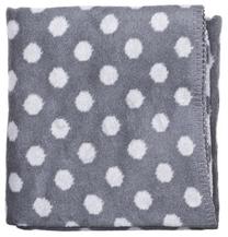 Pledas Womar Baby Blanket Dots, pilkas, 75 cm x 100 cm
