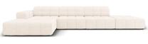 Kampinė sofa Micadoni Home Jennifer MIC_LCO_140_F1_JENNIFER1, smėlio sp., kairinė, 341 x 166 cm x 70 cm