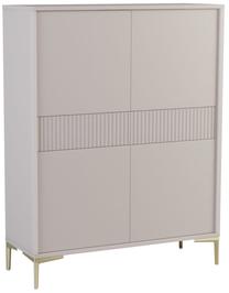 Spintelė Gala Meble Uni W4D2S, smėlio sp., 102.5 cm x 38 cm x 132.5 cm