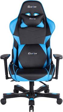 Spēļu krēsls Clutchchairz Crank CKC11BBL, 52 x 56.5 x 37 - 45 cm, zila krās./melna krās.