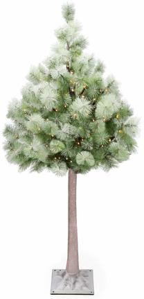 Dirbtinė Kalėdų eglutė apsnigta Springos CL0860, 150 cm, su stovu
