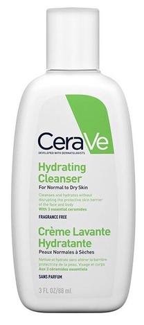 Sejas tīrīšanas līdzeklis Cerave Hydrating, 88 ml