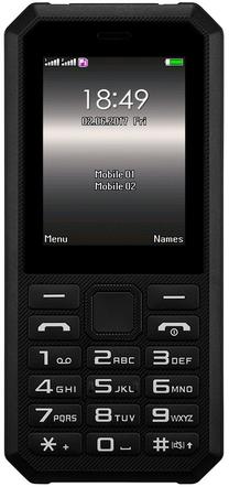 Telefons ar pogām Prestigio Muze F1, 32 MB, melns krās.