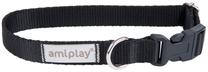 Ошейник для собак Amiplay Samba, черный цв., 350 - 500 мм x 25 мм, 35-50