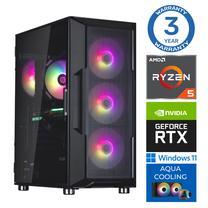 Stacionārs dators Intop Ryzen 5 7600X, DDR5 16 GB, SSD+HDD 2 TB 2 TB, Nvidia GeForce RTX 3060 12 GB GDDR6, Windows 11 Home