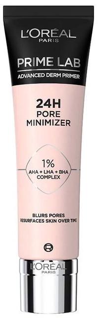 Makiažo pagrindas L’Oréal Paris Prime Lab 24H Pore Minimizer, šviesiai rožinė sp., 30 ml