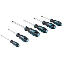 Atsuktuvų rinkinys Makita E-10506, kryžminis/kvadratinis, izoliuotas, 15 cm, 6 vnt.