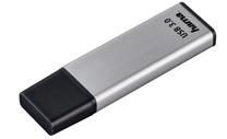 USB atmintinė Hama Classic, sidabro sp./juoda sp., 64 GB