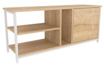 ТВ стол Kalune Design Neola, дубовый цв./белый цв., 120 см x 35.3 см x 50.8 см