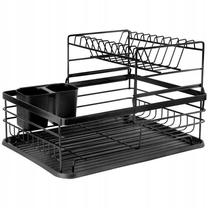 Indų džiovykla Krisberg KS-2650, 43 cm x 32.5 cm x 27.5 cm, plastikas/metalas, juoda sp.