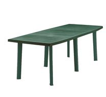 Lauko stalas Trio, žalias, 216 cm x 74 cm x 72 cm