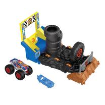 Автомобильная трасса Mattel Hot Wheels Monster Trucks Arena Smashers, многоцветный