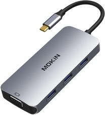 USB šakotuvas MOKiN 8in1