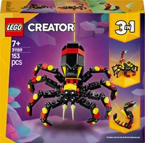 Konstruktorius LEGO® Creator 3in1 Laukiniai gyvūnai: nepaprastas voras 31159, 153 vnt.