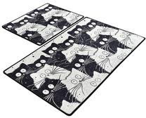 Vonios kilimėlių rinkinys Foutastic White Cats 359CHL2378, įvairių spalvų, 100 cm x 60 cm