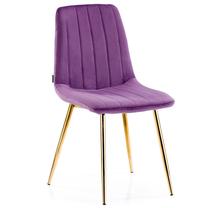 Kėdžių rinkinys Homede, violetinė, 46 cm x 39 cm x 85 cm, 4 vnt.