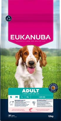 Kuiv koeratoit Eukanuba Adult, lõhe, 12 kg